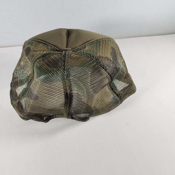 Ducks Unlimited Camo Trucker Snapback Hat Coulee Region Wisconsin Mesh Back OS - Picture 4 of 6